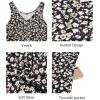 imageII ININ Womens 2025 Sundresses Casual Summer Tank Dress V Neck Sleeveless Button Down Midi Floral Beach Dress with PocketsFloral O
