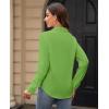 image:imagesiliteelon Womens Stain Shield Dress Shirts Wrinkle Free Long Sleeve Shirts Solid Work Business Button Down ShirtsBud Green