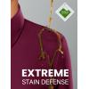 image:imagesiliteelon Womens Stain Shield Dress Shirts Wrinkle Free Long Sleeve Shirts Solid Work Business Button Down ShirtsBurgundy