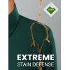 image:imagesiliteelon Womens Stain Shield Dress Shirts Wrinkle Free Long Sleeve Shirts Solid Work Business Button Down ShirtsDark Green