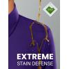 image:imagesiliteelon Womens Stain Shield Dress Shirts Wrinkle Free Long Sleeve Shirts Solid Work Business Button Down ShirtsDark Purple