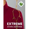image:imagesiliteelon Womens Stain Shield Dress Shirts Wrinkle Free Long Sleeve Shirts Solid Work Business Button Down ShirtsRed