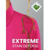 image:imagesiliteelon Womens Stain Shield Dress Shirts Wrinkle Free Long Sleeve Shirts Solid Work Business Button Down ShirtsRose Red