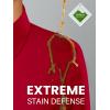 image:imagesiliteelon Womens Stain Shield Dress Shirts Wrinkle Free Long Sleeve Shirts Solid Work Business Button Down ShirtsVermillion