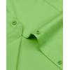 image:imagesiliteelon Womens ClassicFit Dress Shirts Long Sleeve Button Down WrinkleFree Stretch Solid Casual Work Office Blouse TopBaby Green