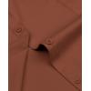image:imagesiliteelon Womens ClassicFit Dress Shirts Long Sleeve Button Down WrinkleFree Stretch Solid Casual Work Office Blouse TopCaramel