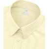 image:imagesiliteelon Womens ClassicFit Dress Shirts Long Sleeve Button Down WrinkleFree Stretch Solid Casual Work Office Blouse TopCream