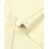 image:imagesiliteelon Womens ClassicFit Dress Shirts Long Sleeve Button Down WrinkleFree Stretch Solid Casual Work Office Blouse TopCream