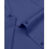 image:imagesiliteelon Womens ClassicFit Dress Shirts Long Sleeve Button Down WrinkleFree Stretch Solid Casual Work Office Blouse TopDark Blue
