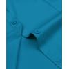 image:imagesiliteelon Womens ClassicFit Dress Shirts Long Sleeve Button Down WrinkleFree Stretch Solid Casual Work Office Blouse TopIndigo