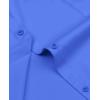 image:imagesiliteelon Womens ClassicFit Dress Shirts Long Sleeve Button Down WrinkleFree Stretch Solid Casual Work Office Blouse TopIndigo Blue