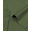 image:imagesiliteelon Womens ClassicFit Dress Shirts Long Sleeve Button Down WrinkleFree Stretch Solid Casual Work Office Blouse TopOlive Green