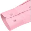 image:imagesiliteelon Womens ClassicFit Dress Shirts Long Sleeve Button Down WrinkleFree Stretch Solid Casual Work Office Blouse TopPeachypink