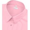 image:imagesiliteelon Womens ClassicFit Dress Shirts Long Sleeve Button Down WrinkleFree Stretch Solid Casual Work Office Blouse TopPeachypink