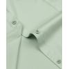 image:imagesiliteelon Womens ClassicFit Dress Shirts Long Sleeve Button Down WrinkleFree Stretch Solid Casual Work Office Blouse TopPeagreen