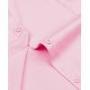 image:imagesiliteelon Womens ClassicFit Dress Shirts Long Sleeve Button Down WrinkleFree Stretch Solid Casual Work Office Blouse TopPink
