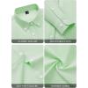 image:imagesiliteelon Button Down Shirts for Women Oxford Shirt Cotton Dress Shirts Collared Long Sleeve Wrinkle Free Blouse TopsMint Green
