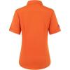 image:imagesiliteelon Button Down Shirts for Women Slim Fit Short Sleeve Button Up Dress Shirt Formal Work BlousesOrange