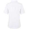 image:imagesiliteelon Button Down Shirts for Women Slim Fit Short Sleeve Button Up Dress Shirt Formal Work BlousesWhite