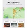 image:imagesiliteelon Button Down Shirts for Women Slim Fit Stain Shield 34 Sleeve Dress Shirt Formal Work Button Up BlousesMint Green
