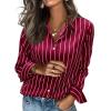 Burgundy Striped