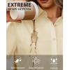 image:imagesiliteelon Women Button Down Shirts Short Sleeve Button up WomenStain Resistant Dress Shirts with Pocket fit Work BlouseBeige