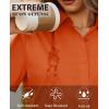 image:imagesiliteelon Women Button Down Shirts Short Sleeve Button up WomenStain Resistant Dress Shirts with Pocket fit Work BlouseOrange