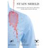 image:imagesiliteelon Womens Stain Resistant Button Down Shirt Short Sleeve Wrinkle Free Business Casual Work Blouse TopsB Light Blue