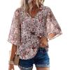 Dark Red Floral