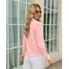 image:imagesiliteelon Womens Stretch Button Down Shirt Fitted Dress Shirt Long Sleeve Wrinkle Free Collared Business Casual BlouseLight Pink