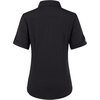 image:imagesiliteelon Button Down Shirts for Women Hidden Placket Short Sleeve Button Up Dress Shirt Business Casual Work BlousesBlack