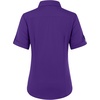 image:imagesiliteelon Button Down Shirts for Women Hidden Placket Short Sleeve Button Up Dress Shirt Business Casual Work BlousesPurple