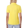 image:imagesiliteelon Womens Button Down Shirt Slim Fit Stretch Short Sleeve Dress Shirt Wrinkle Free Collared Business Work Blouse TopYellow